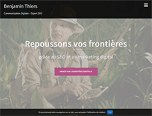 Tablet Screenshot of benjaminthiers.net